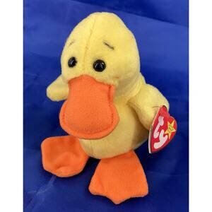 Ty Beanie Babies Quackers Duck